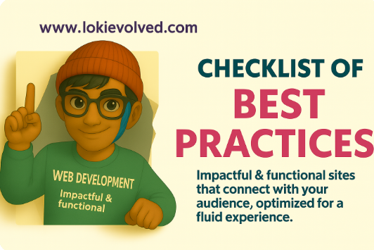 Checklist of web development best practices