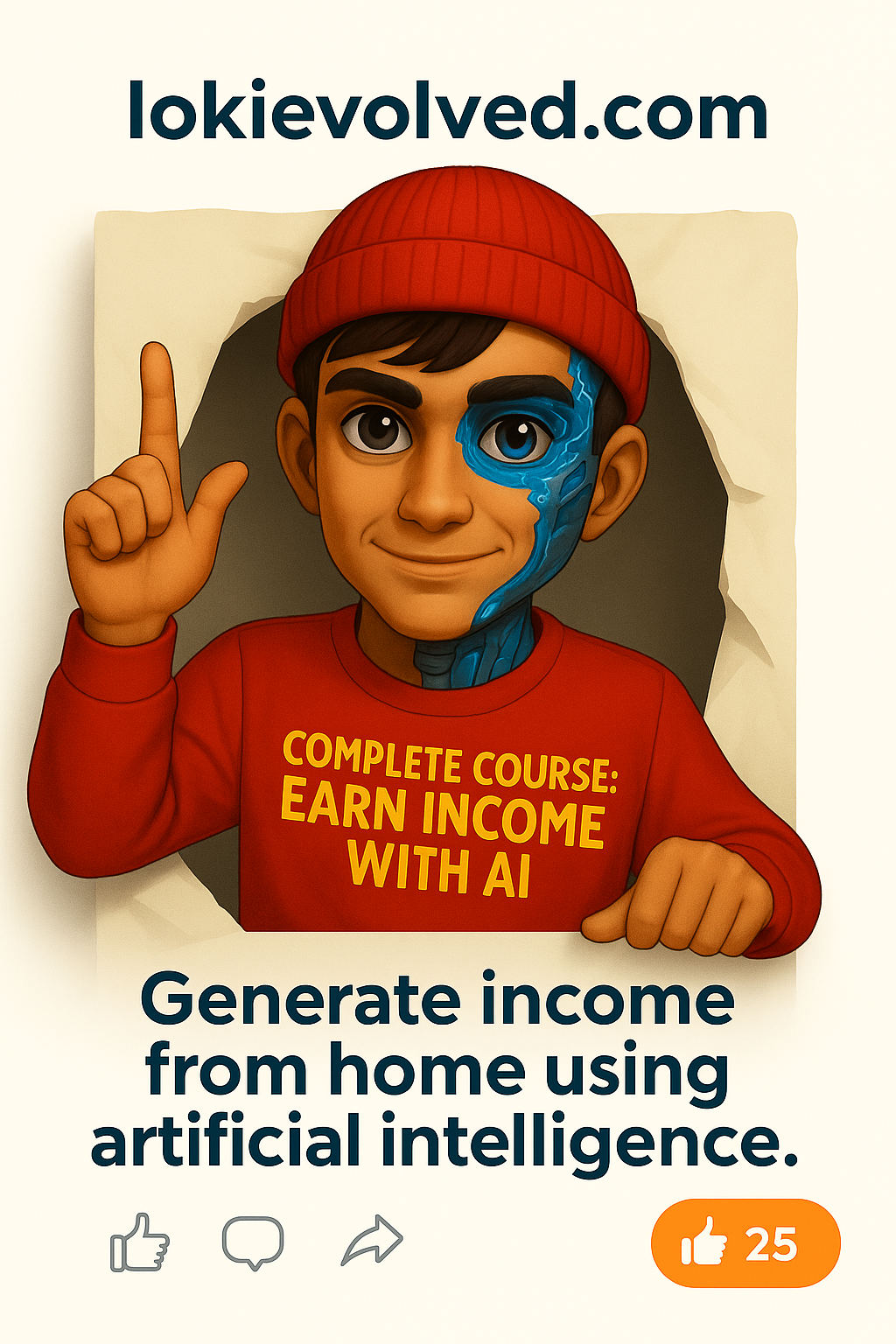 Complete Course to Generate Income from Home with Artificial Intelligence by Loki Evolved