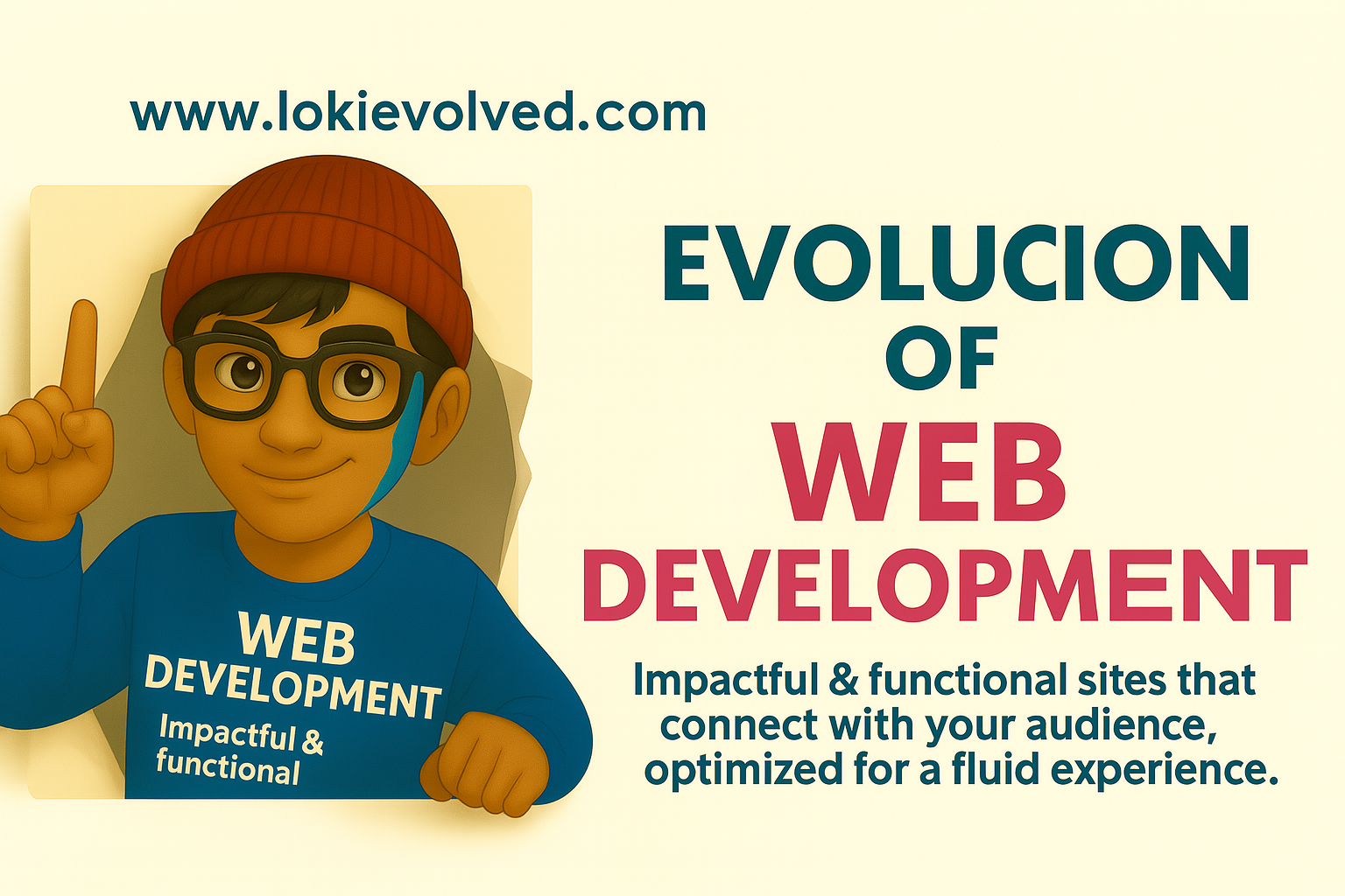 The evolution of web design and development over time